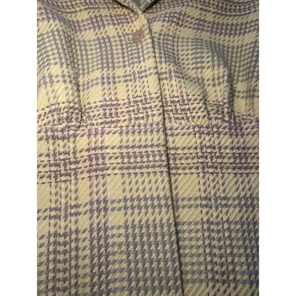 & Other Stories Los Angeles Atelier Yellow Patterned Coat – Feminine Chic Statem - Picture 9 of 10